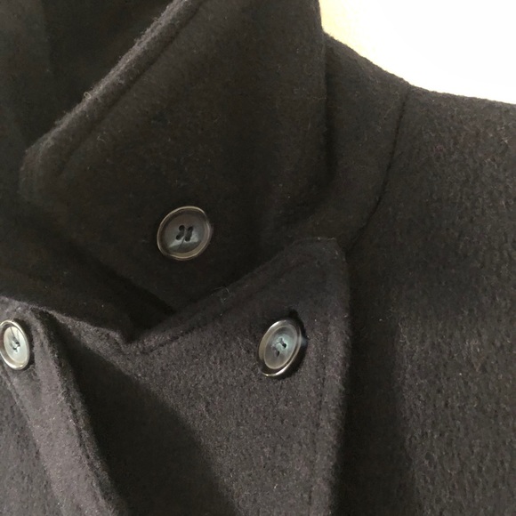 COPY - Navy wool pea coat pcoat peacoat jacket ou… - Picture 5 of 14
